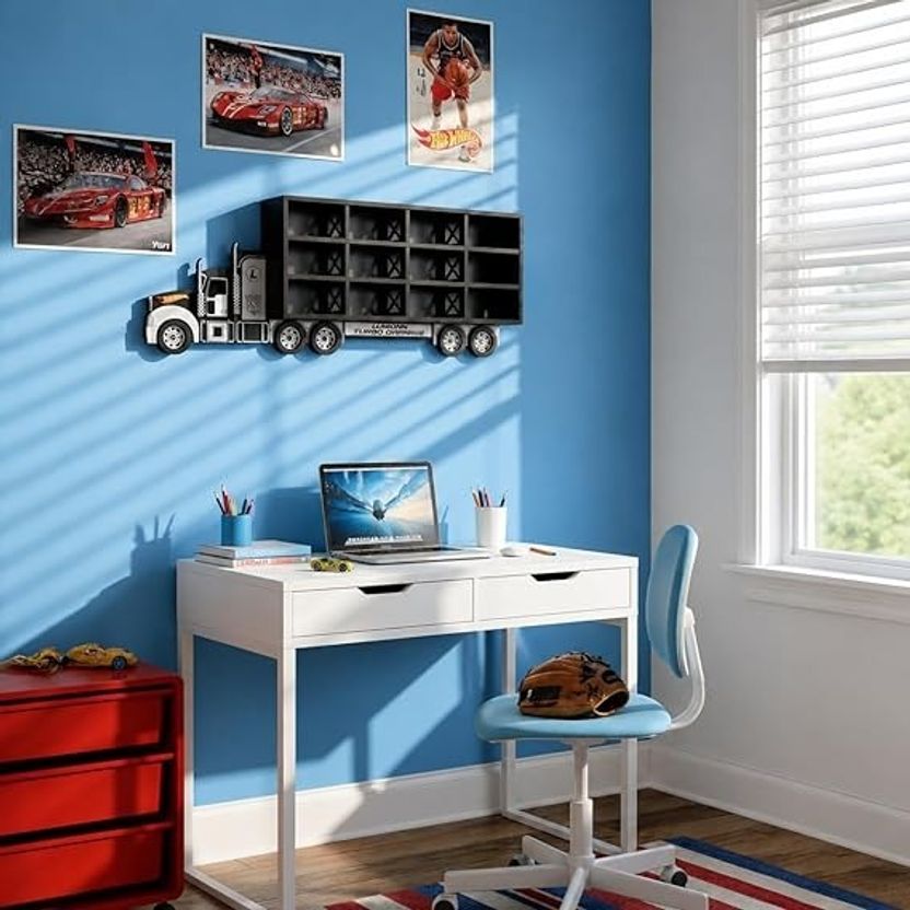 Lumora Craft Studio Truck Wall Display Shelf - Image 4