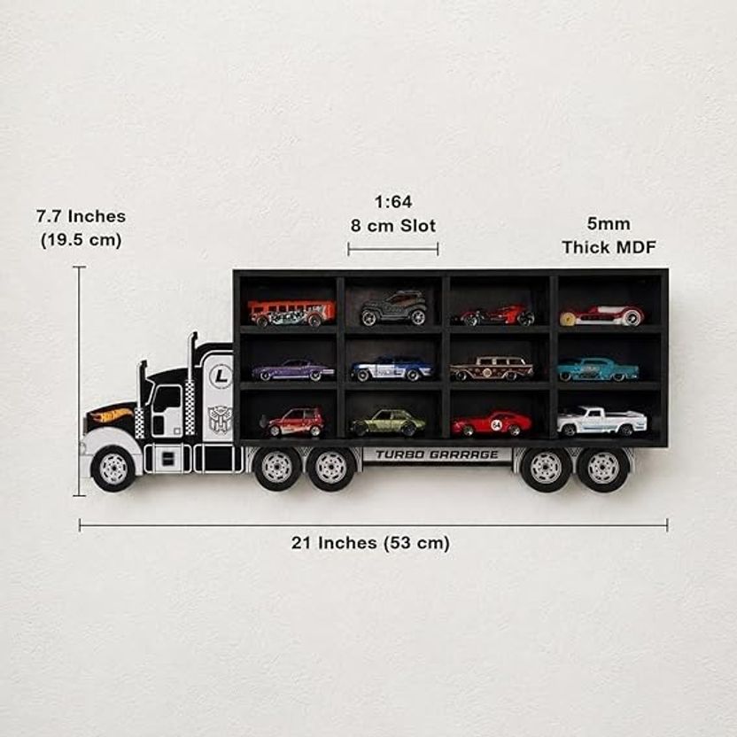 Lumora Craft Studio Truck Wall Display Shelf - Image 3