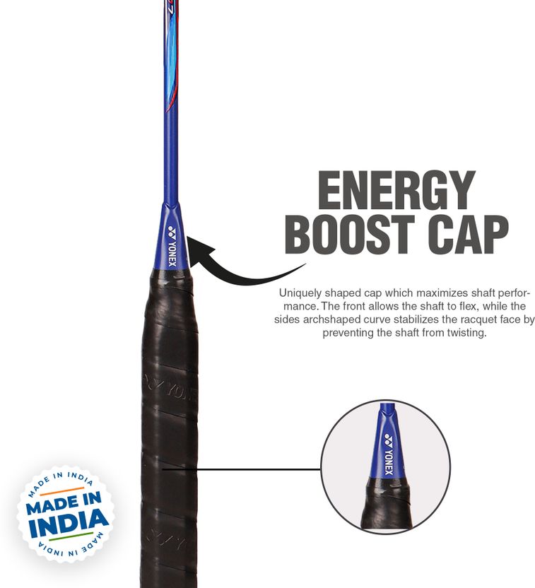 YONEX Nanoflare Speed 7 Blue Badminton Racquet - Image 7