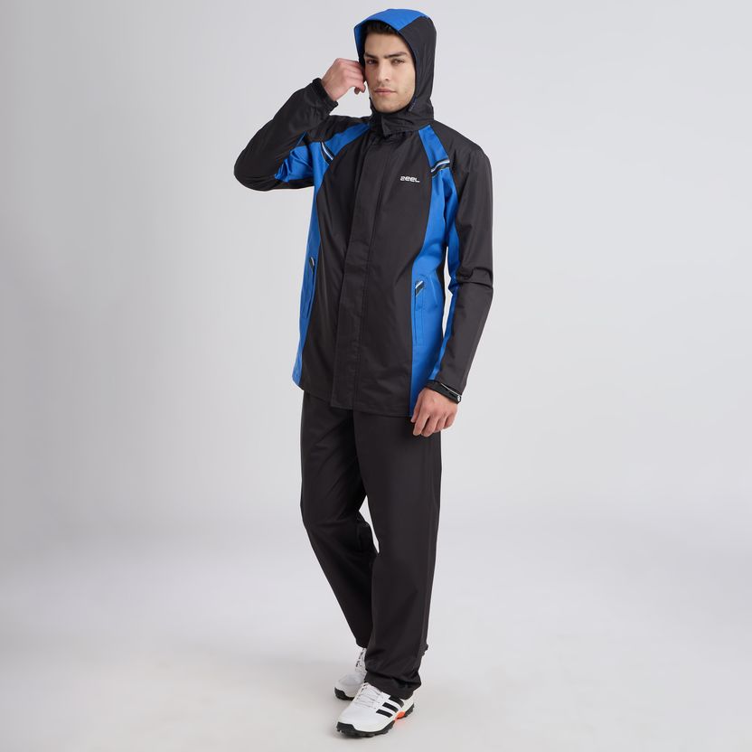 ZEEL Colorblock Men Raincoat - Image 2