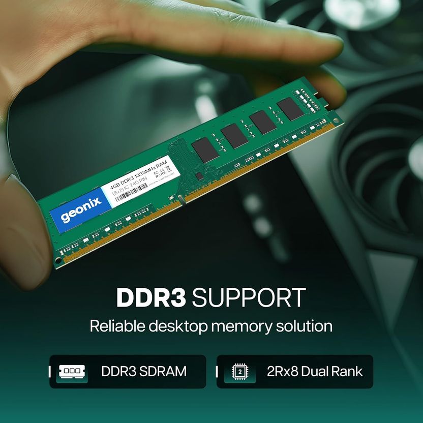 Edgora Black DDR3 4GB (Dual Channel) - Image 2