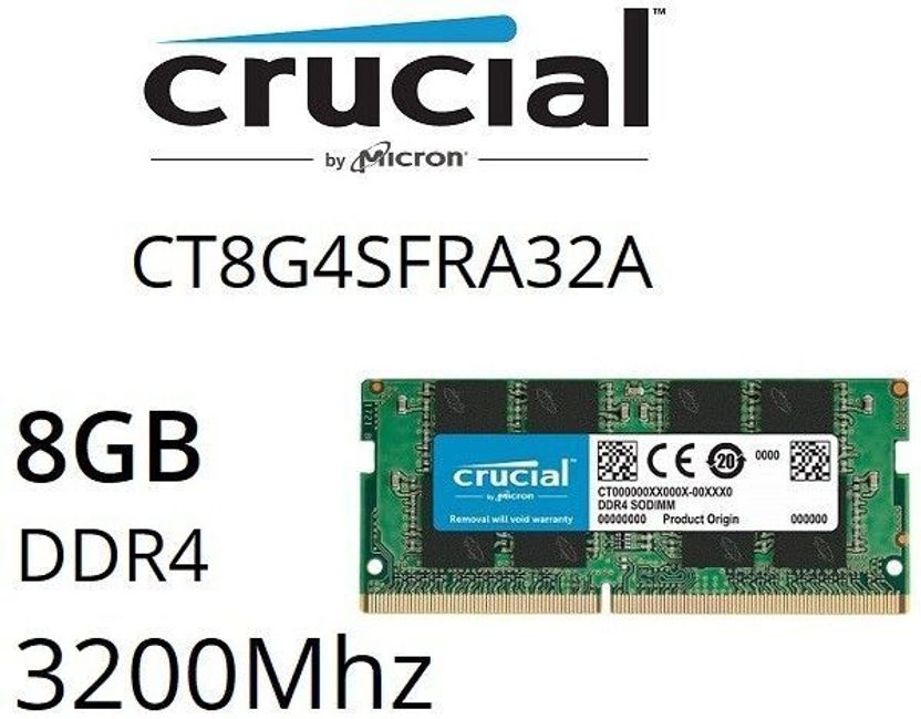 Crucial 3200Mhz Notebook 8GB RAM - Image 2