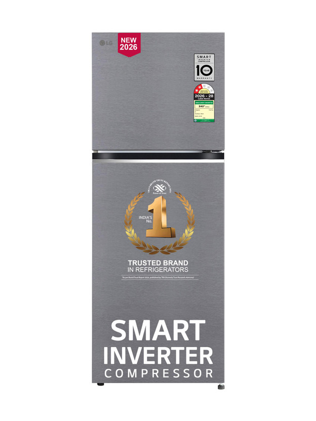 LG 322 L Frost Free Double Door 2 Star Convertible Refrigerator with Convertible, Multi Air Flow, Express Freeze, diagnosis, Deodorizer, Works Without Stabilizer, smart Inverter Compressor & 2026 Model