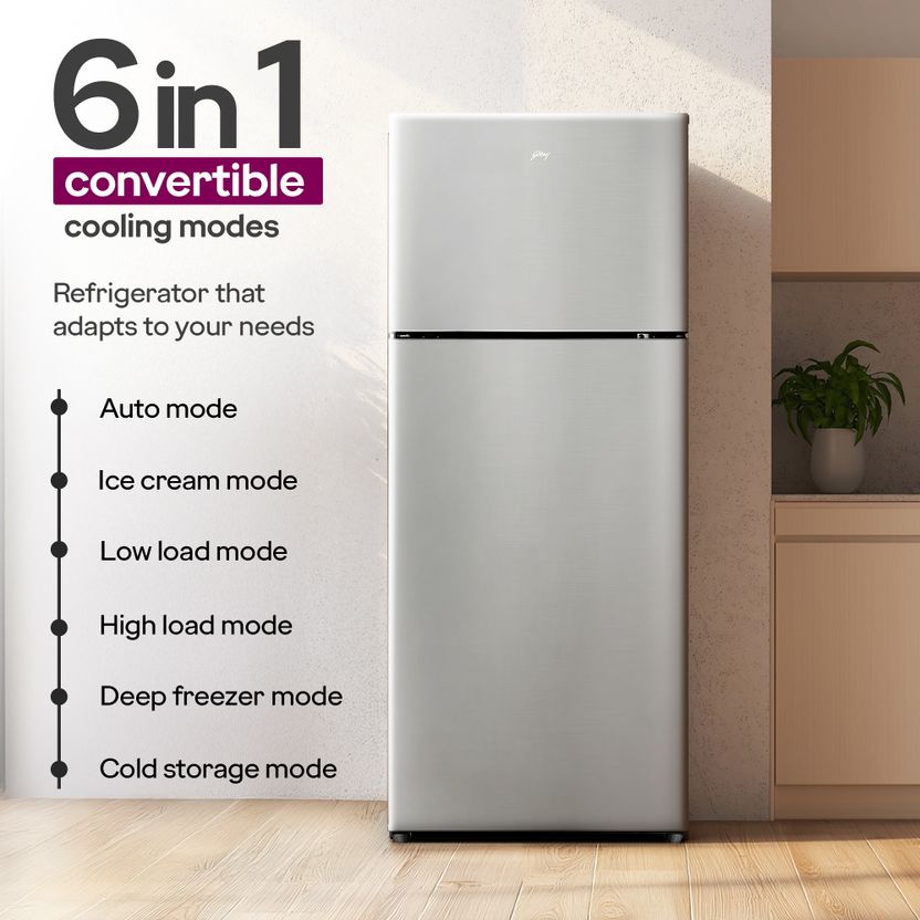 Godrej 223 L Frost Free Double Door 3 Star Refrigerator - Image 3
