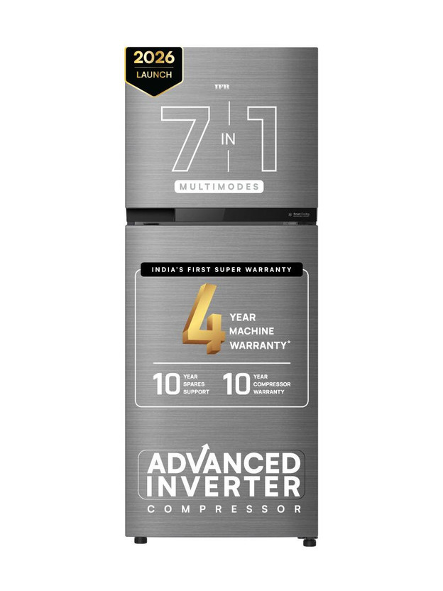 IFB 241 L Frost Free Double Door 2 Star Refrigerator with 7-in-1 Multi Mode, 30 Hrs Cooling Retention, Big Vegetable Box with Humidity Controller (30 Days Fresh), XL Bottle Bin, Advanced Inverter Compressor & 4 Year Super Warranty