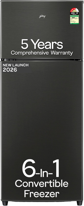 Godrej 244 L Frost Free Double Door 3 Star Refrigerator