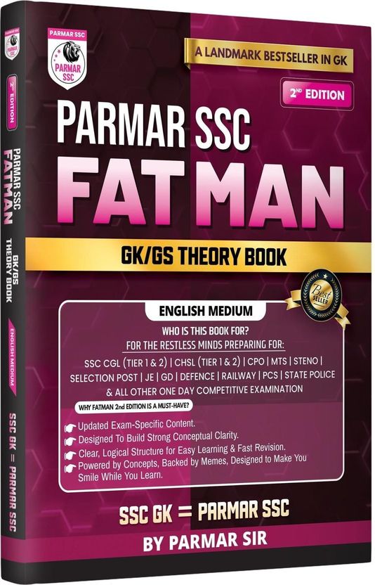 PARMAR SSC FATMAN GK/GS Theory Book 2nd Edition English - Image 3