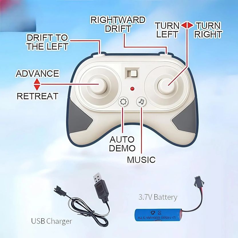DWH 4x4 Remote Control Stunt Car for Kids - Image 7