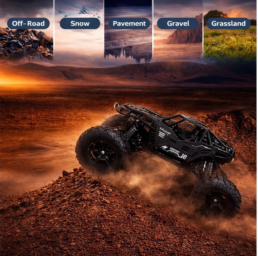 APJ Remote Control RC Drift Rock Crawler Car Toy - Image 4
