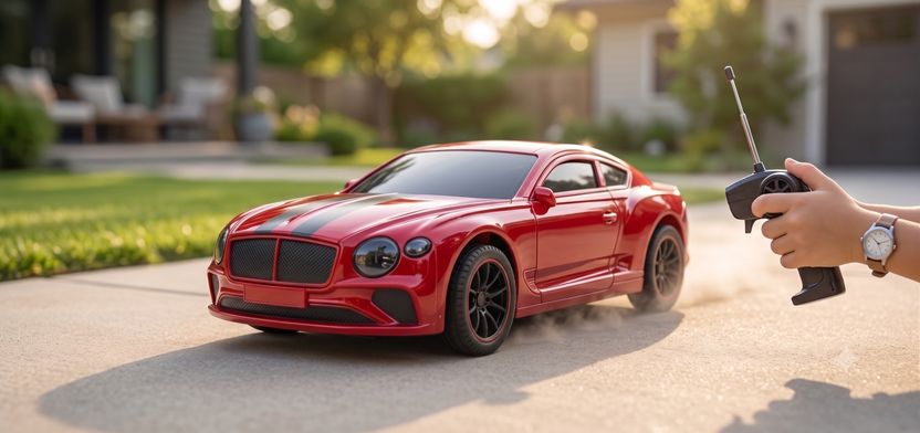 Pick N Nick Toys Bentley Green R/C Car - Image 6