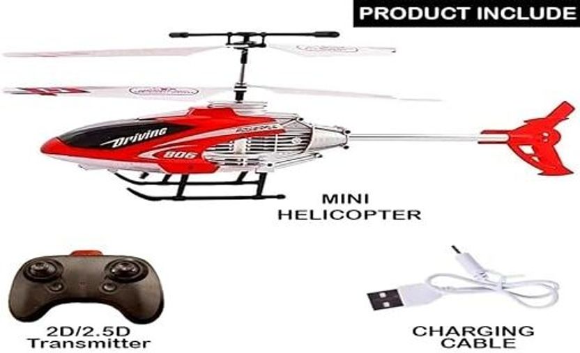 iFoot Mini Helicopter Toy Set with 2.5D Transmitter - Image 1