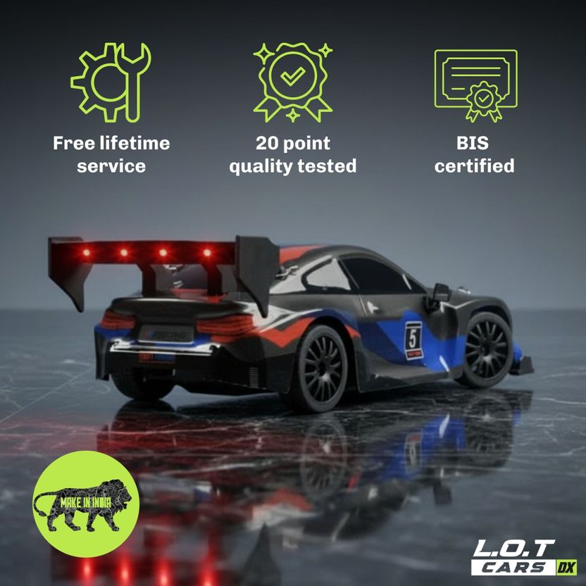 L.O.T Ghost RC Drifting Car 20Kmph 2.4Ghz - Image 4