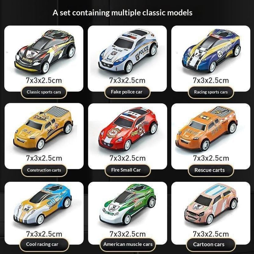 Wengonvila Alloy Die Cast Toy Cars Set - Image 4