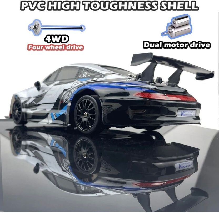ETYMOCA RC Drift 1:24 Scale 4WD 2.4GHz Remote Control Car - Image 5