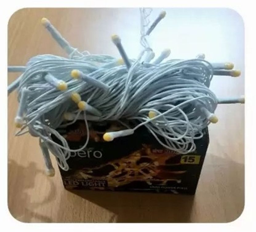 Sayeny 40 LEDs 15m Gold String Rice Lights (Pack of 2) - Image 3