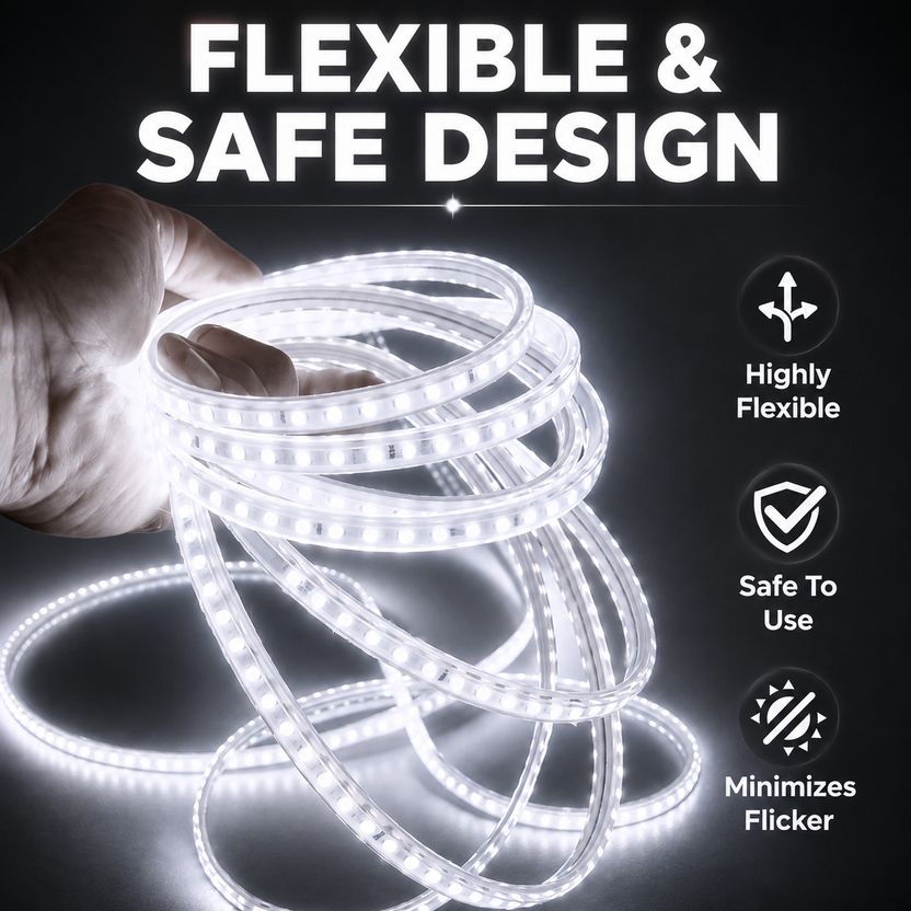 spark world 1200 LEDs 5m White Steady Strip Lights - Image 2