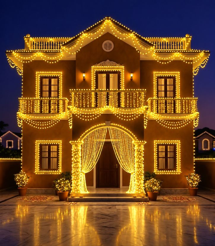Telca 40 LEDs 11m Gold Ball Rice Lights Pack of 1 - Image 7