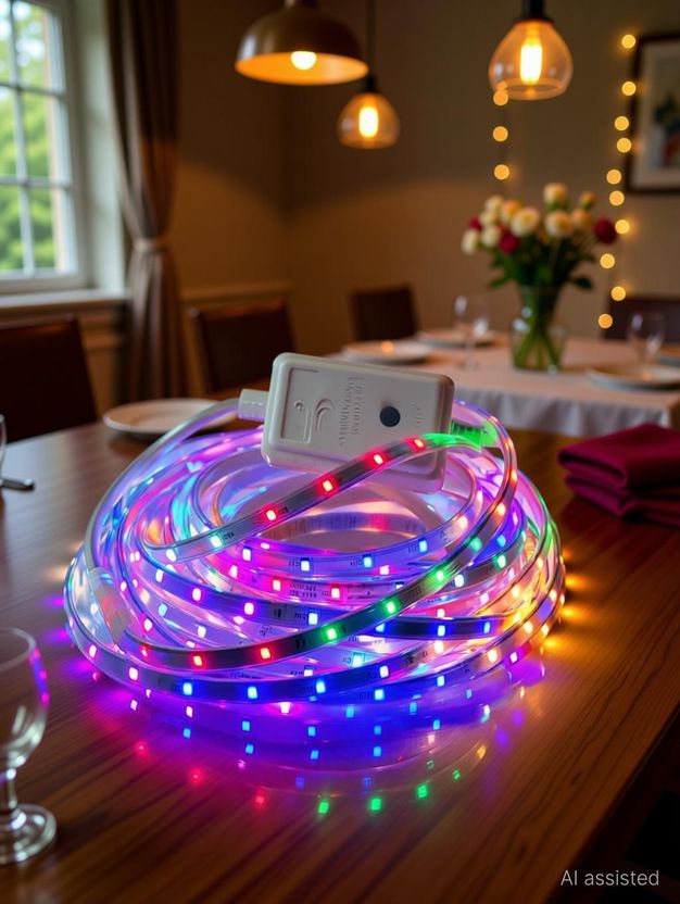 spark world 1200 LEDs 5m White Steady Strip Lights - Image 8