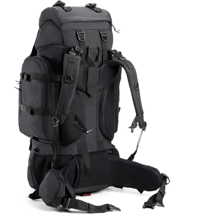 Tripole Colonel 95L Black Rucksack with Detachable Day Pack - Image 5
