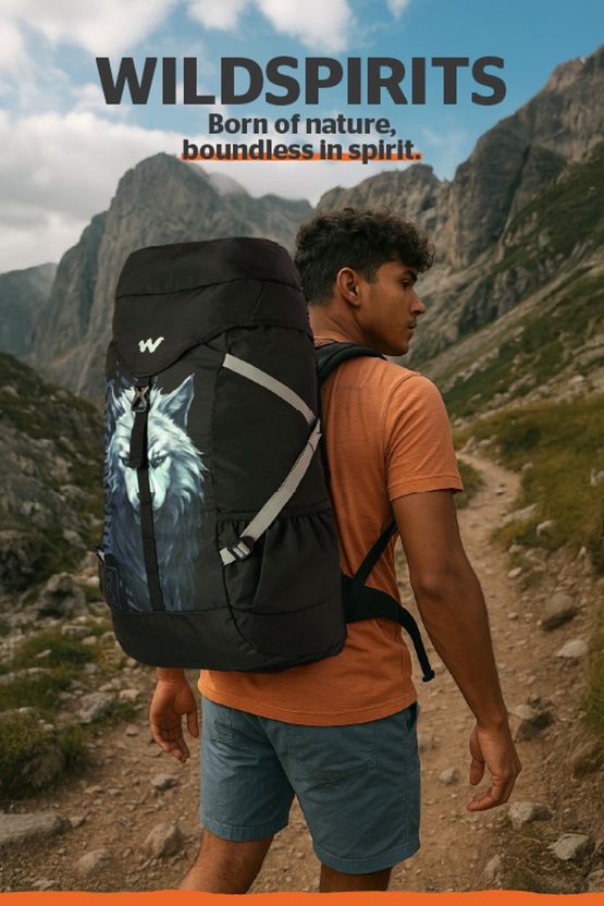 Wildcraft Howler 45L Black Rucksack - Image 2