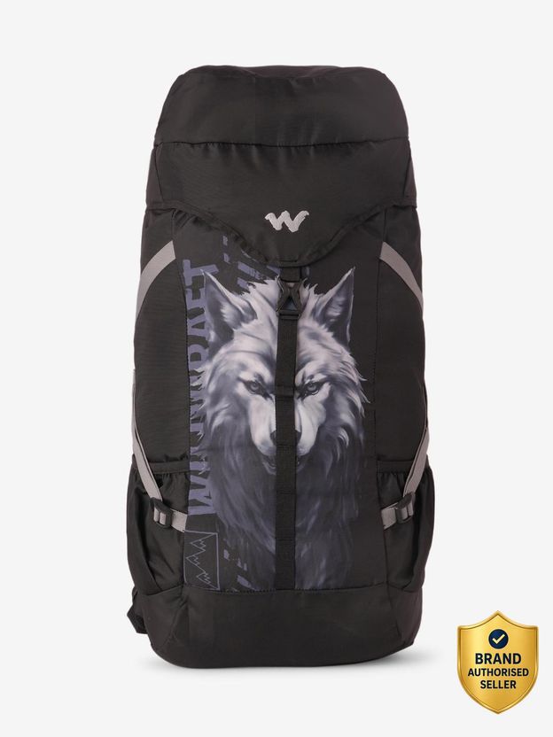 Wildcraft Howler 45L Black Rucksack - Image 1