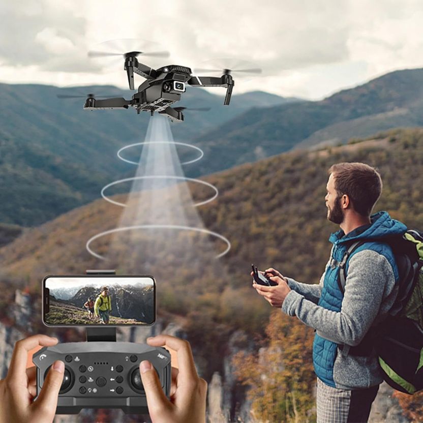 harshiv 4K WiFi Dual Camera Drone - Image 5