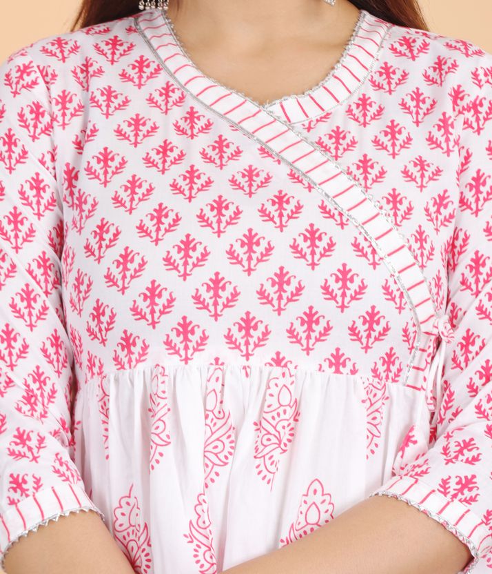 ALIEF Printed Kurta, Palazzo & Dupatta Set - Image 3
