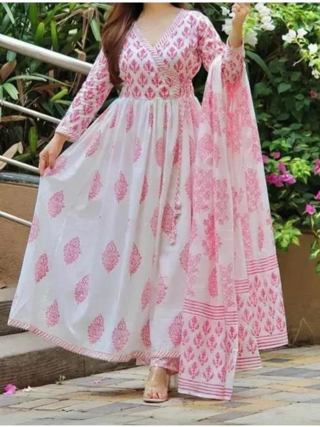 ALIEF Printed Kurta, Palazzo & Dupatta Set - Image 1