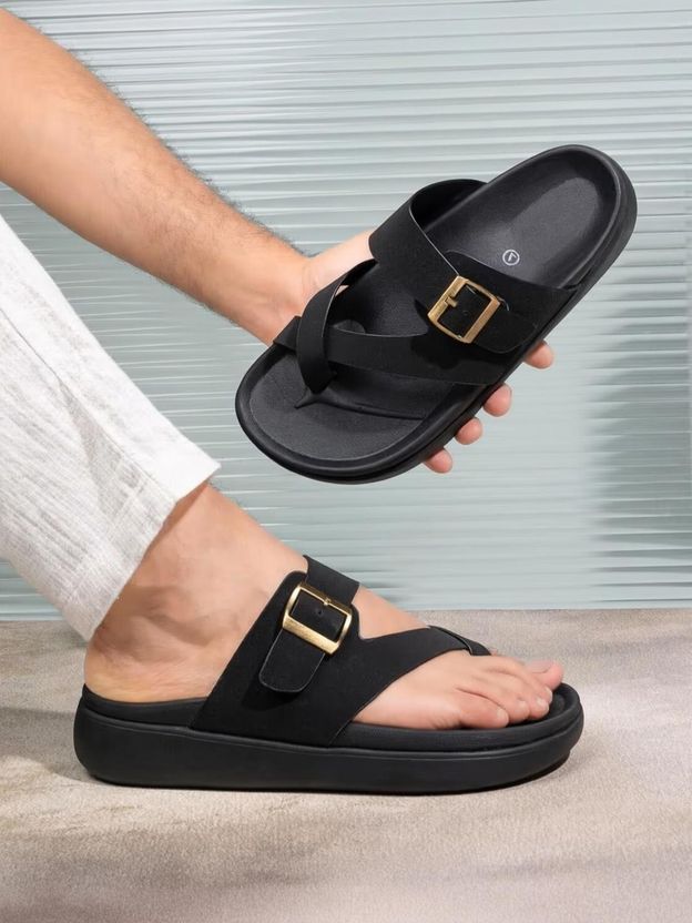 Arivo Men Sandal Black Size 6 - Image 1