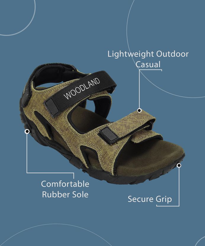 WOODLAND Men Outdoor Casual Sandals - Image 4