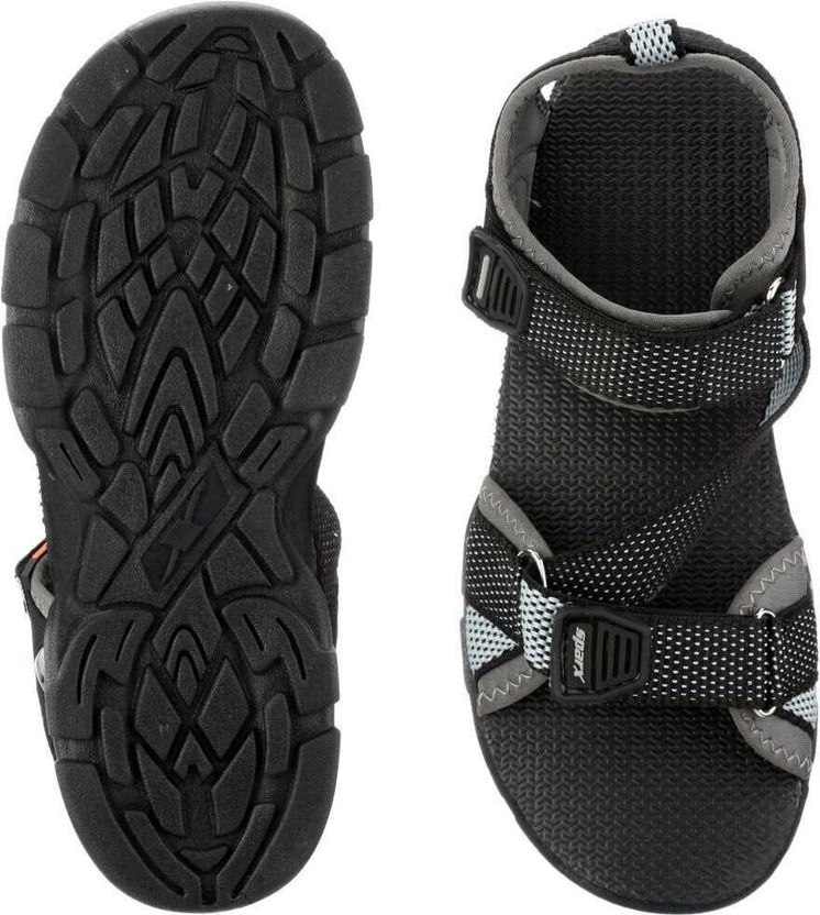 Sparx Men SS 105 Sports Sandal, Grey, Black, 7 - Image 5