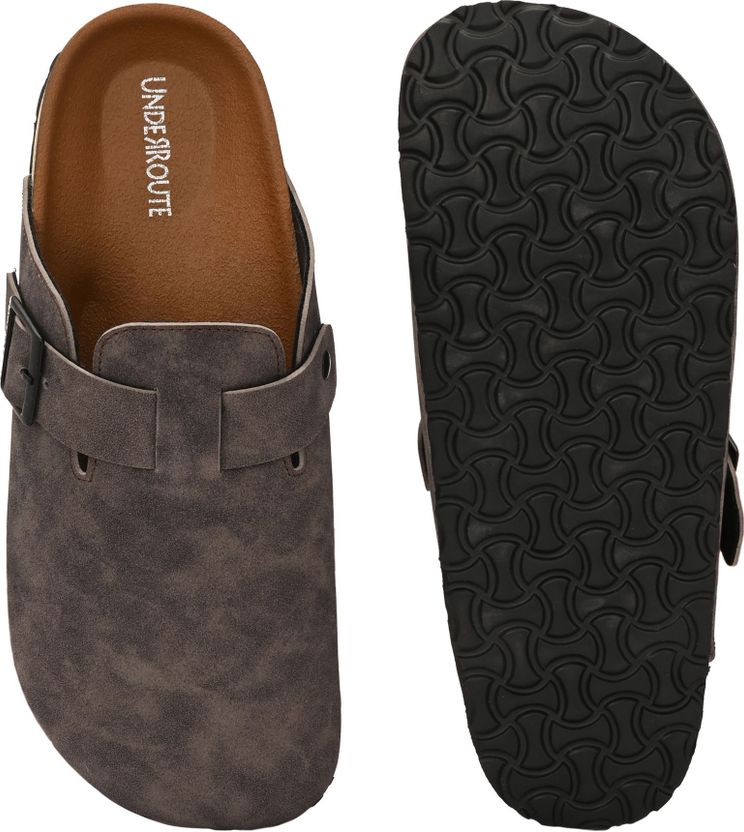 UNDERROUTE Men Premium Synthetic Soft Cushioned Footbed Sandal - Image 5