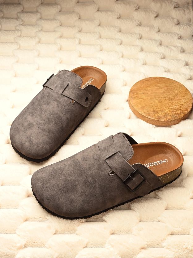 UNDERROUTE Men Premium Synthetic Soft Cushioned Footbed Sandal - Image 1