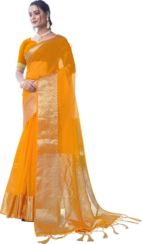 SPIRISA Ethinic Bollywood Organza Saree Pink - Image 8