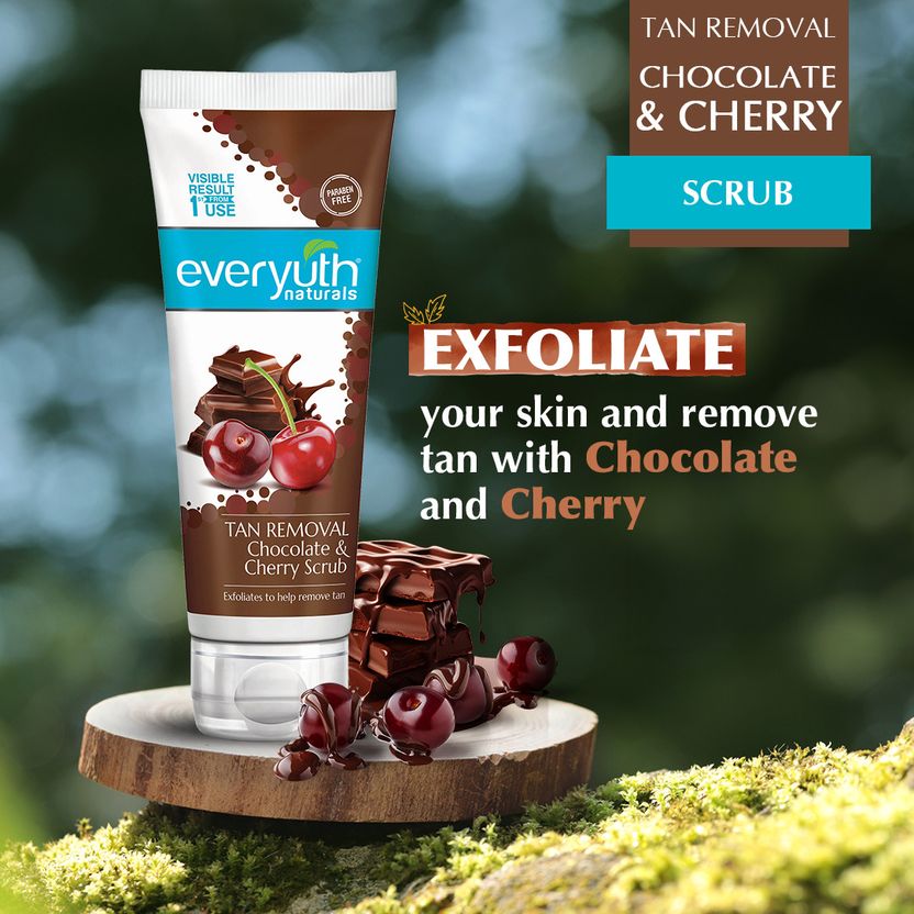 Everyuth Naturals Tan Removal Chocolate & Cherry 50g - Image 6