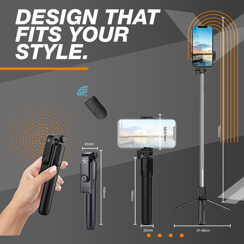 Flipkart SmartBuy R1 Bluetooth Selfie Stick - Image 4