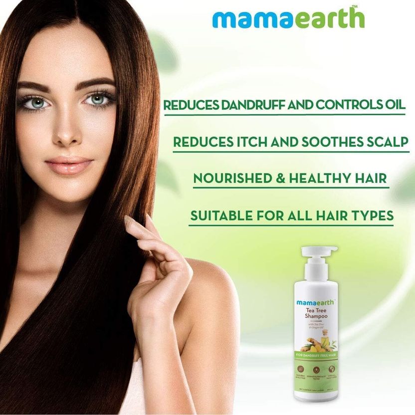 Mamaearth Tea Tree Anti Dandruff Shampoo 250 ml - Image 6