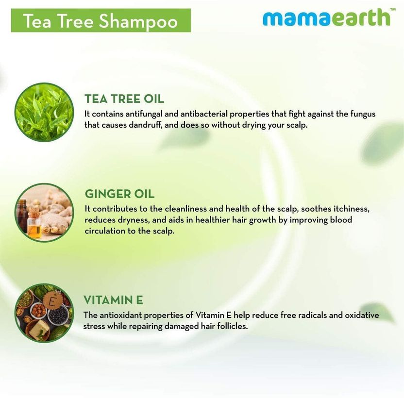 Mamaearth Tea Tree Anti Dandruff Shampoo 250 ml - Image 7