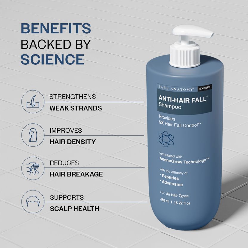 BARE ANATOMY Anti Hair Fall Shampoo 250 ml - Image 5