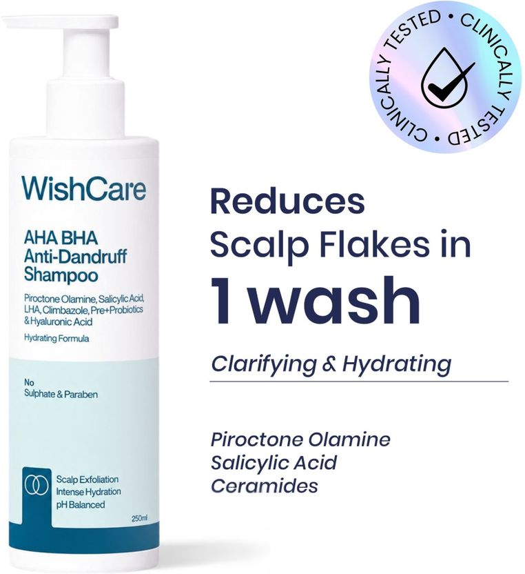 WishCare Hydrating Anti Dandruff Shampoo 120 ml - Image 1