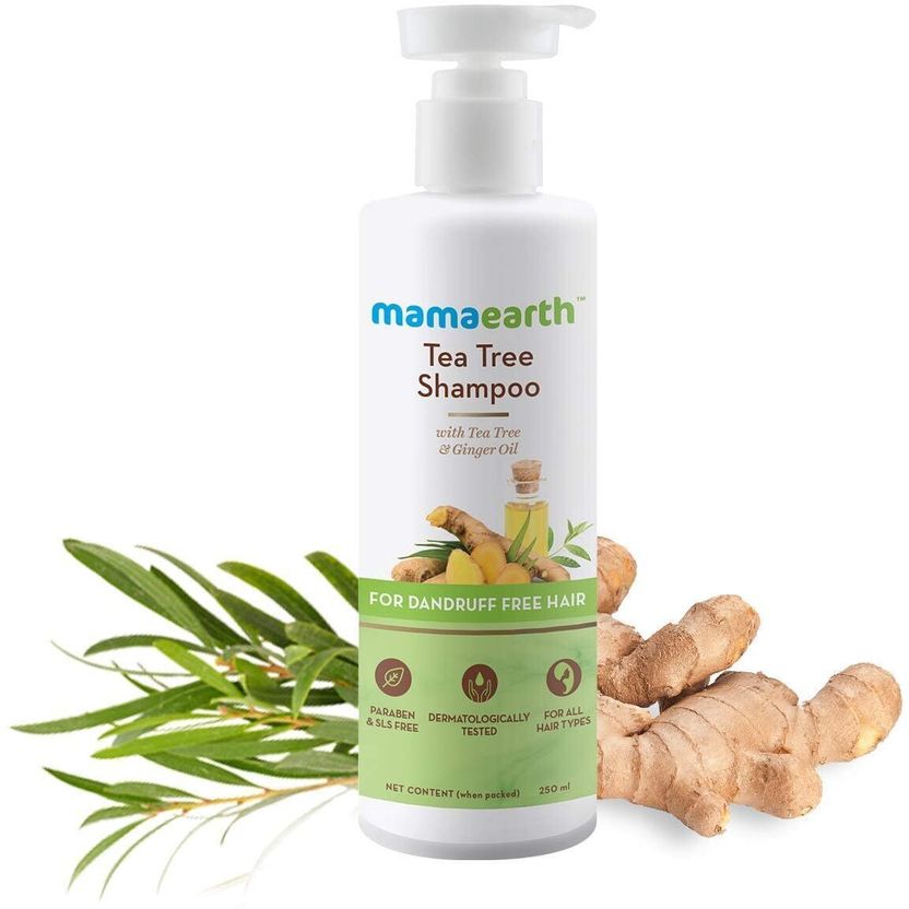 Mamaearth Tea Tree Anti Dandruff Shampoo 250 ml - Image 4