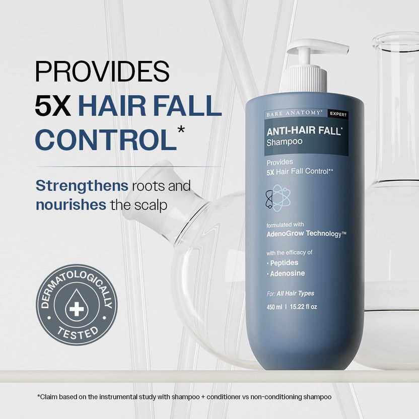 BARE ANATOMY Anti Hair Fall Shampoo 250 ml - Image 4