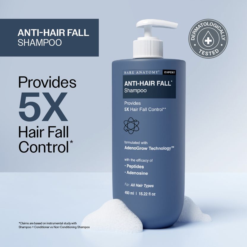 BARE ANATOMY Anti Hair Fall Shampoo 250 ml - Image 3