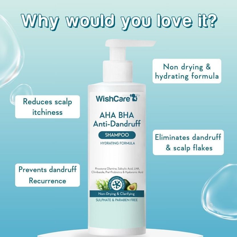 WishCare Hydrating Anti Dandruff Shampoo 120 ml - Image 6