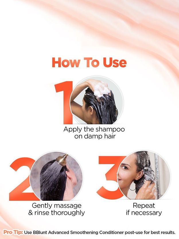 BBlunt Advanced Smoothening Shampoo with Keratin 300 ml - Image 5