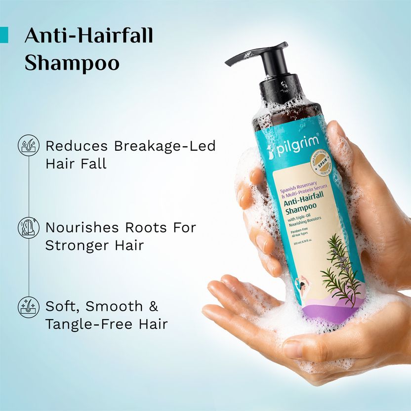 Pilgrim Spanish Rosemary Anti Hairfall Shampoo - Image 3