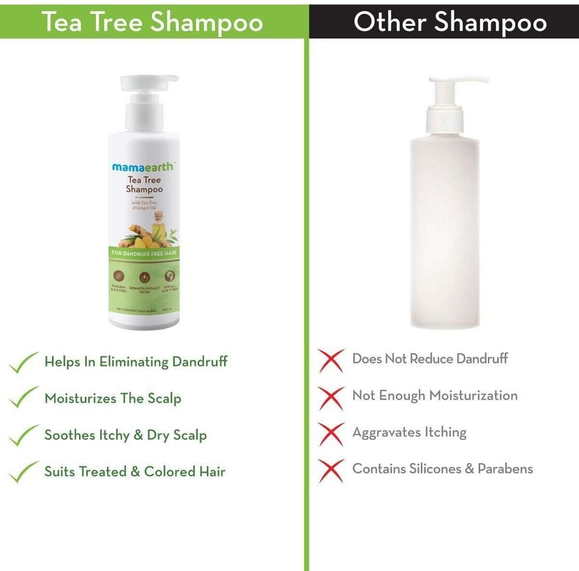 Mamaearth Tea Tree Anti Dandruff Shampoo 250 ml - Image 8