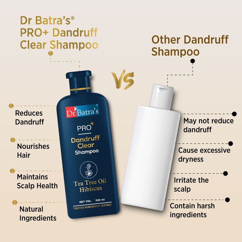 Dr Batra's PRO+ Dandruff Clear Shampoo 350ml - Image 9