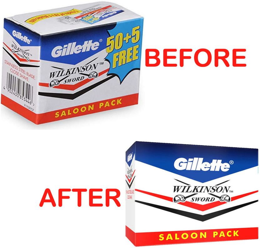 Gillette Wilkinson Sword Saloon Stainless Steel Blades - Image 2