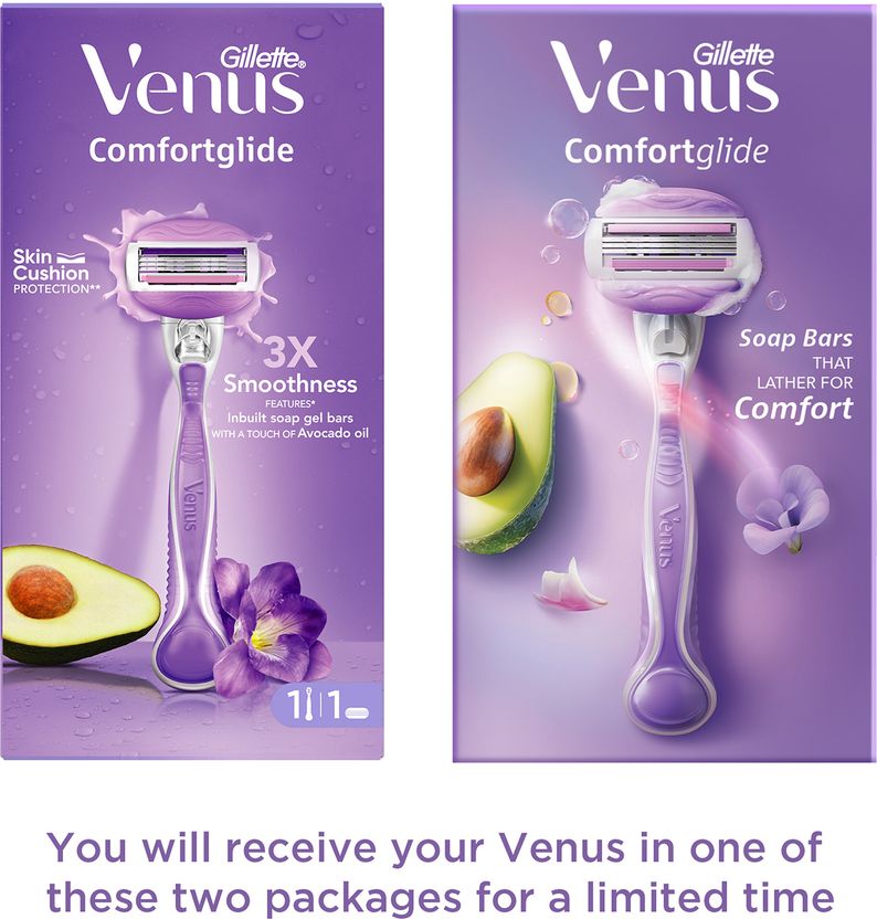 Gillette Venus Comfortglide Hair Removal Razor - Image 4